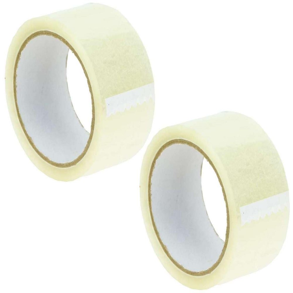 Stage Tape - 2 Roll Package Tape 66m x 48mm Transparent
