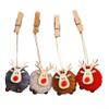 8 Handcrafted Wooden Christmas Ornaments view 3