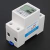 YDuupxe DDM15SC Single-Phase DIN-Rail Energy Meter, 5–80 A, LCD Display, Red LED Pulse Signal view 3
