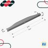 KOTARBAU 2-Piece Cabinet Handle Set, 320/340 mm, Silver, ZnAl view 3
