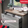 KOTARBAU 2-Piece Cabinet Handle Set, 320/340 mm, Silver, ZnAl view 4