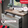 KOTARBAU 6-Piece Cabinet Handle Set, 320/340 mm, Matte Gold, ZnAl view 4