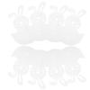 HOMSFOU 8-Piece Felt Cutlery Holders in Bunny Shape view 1
