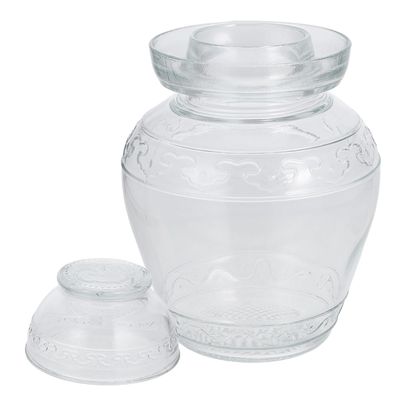 1-Pc. Sealed Glass Pickle Jar for Food and Kitchen Use
