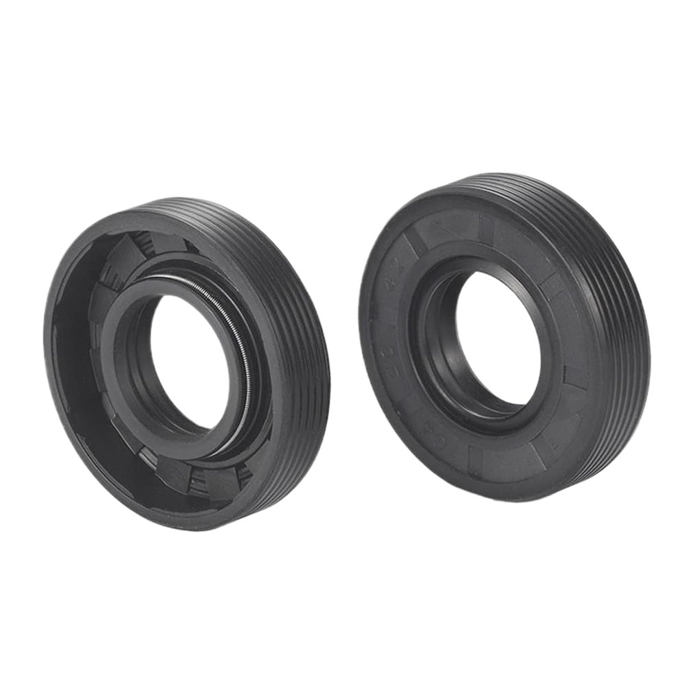 10-Pack Nitrile Rubber Oil Seals, 19 x 35 x 8 mm, Black