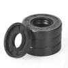 10-Pack Nitrile Rubber Oil Seals, 19 x 35 x 8 mm, Black view 3