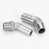 45-Degree Elbow Fitting, Stainless Steel Pipe Fitting, Male to Hose Barb view 4