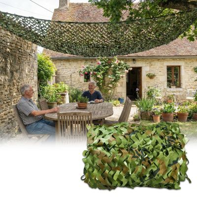 Army Camouflage Net for Hunting, Shade, Privacy, Vehicle Cover, and Decoration, Green, 5 x 7 m