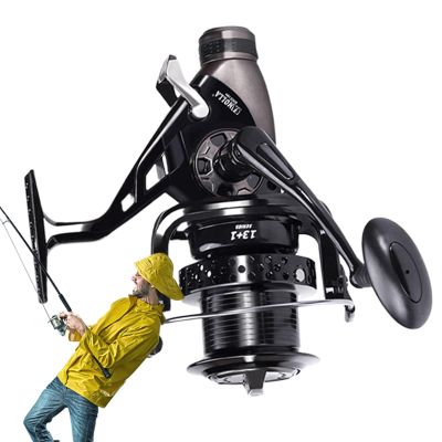 Spincast Fishing Reel with Ergonomic Handle, Smooth Drag and Magnetic Brake
