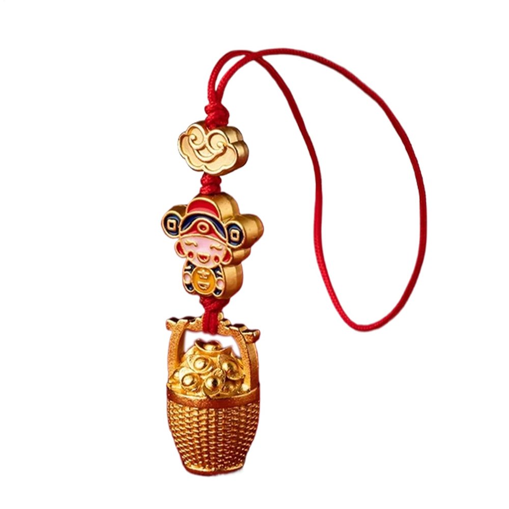 Wealth God Keychain