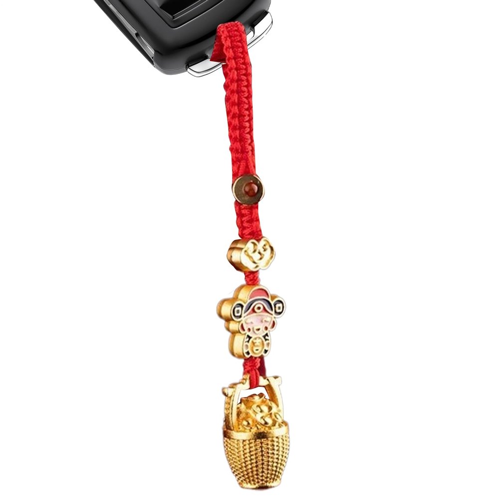 Wealth God Keychain