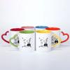 LAYEHDF Ceramic Coffee Mug, Cinema Filmstrip Design, 11 oz/320 ml, Green view 4