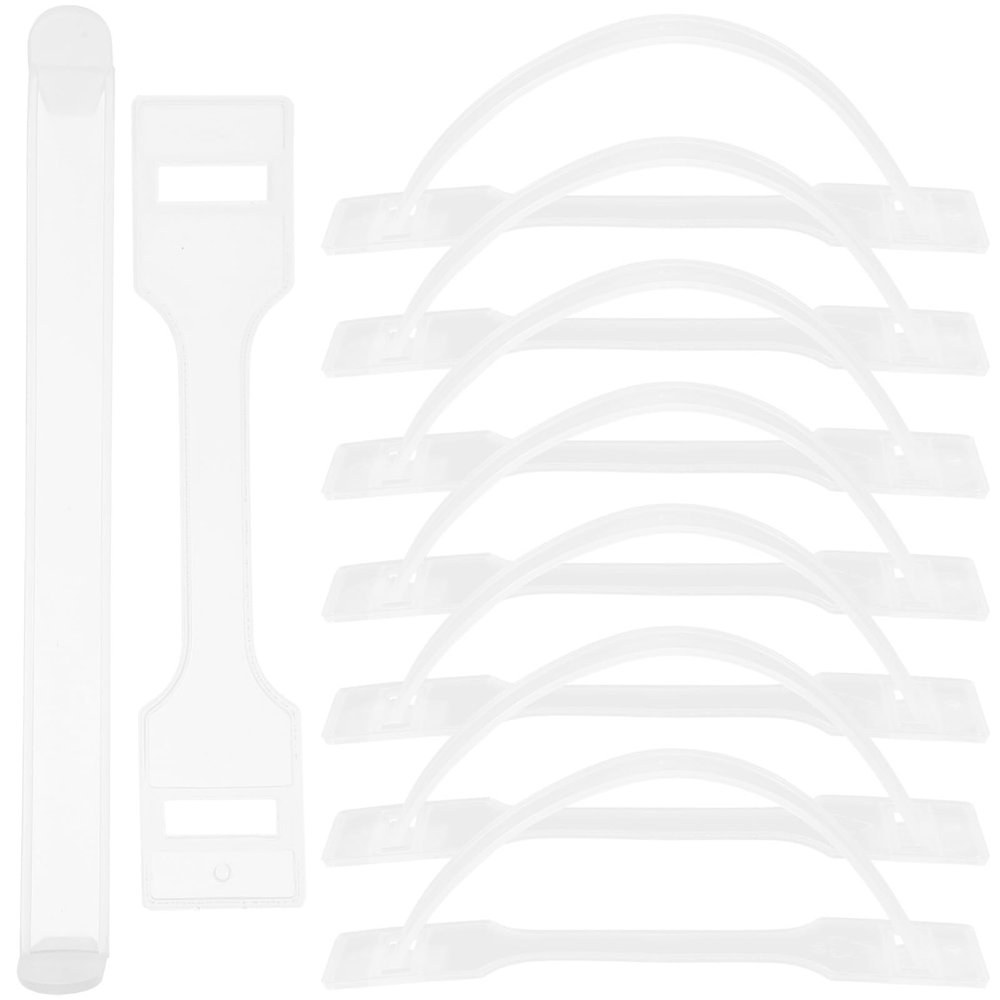 100-Piece PP Shipping Handles for Boxes, Christmas Theme Party