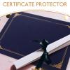 HOMOCONO 4-Pack Paper Certificate Folders, Simple Design view 3