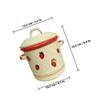 Vintage Enameled Small Cooking Pot with Lid, 1.2 L, Retro Style view 2