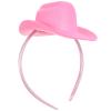 Pink Small Cowboy Hat Headband for Women view 1
