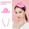 Pink Small Cowboy Hat Headband for Women view 3