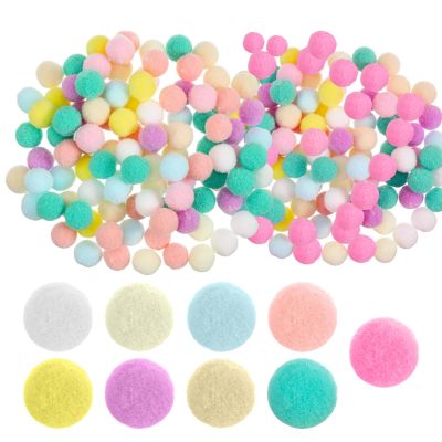 260 Craft Pompons, 1-3cm Felt Balls for DIY