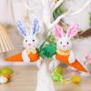 24Pcs Easter Wooden Ornaments view 2