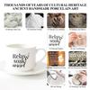 Novel Ceramic Coffee Cup with Saucer, 6 oz/175 ml view 3