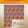 JuNa-Experten 12 Bowling Birthday Party Invitations for Kids view 4