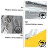 OHPHCALL Winter Theme Party Emergency Tent, 2-Pack, PET, Silver view 3