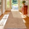 Voxirum Brown Hallway Runner Rug, Washable, Non-Slip, 20 x 138 in view 1