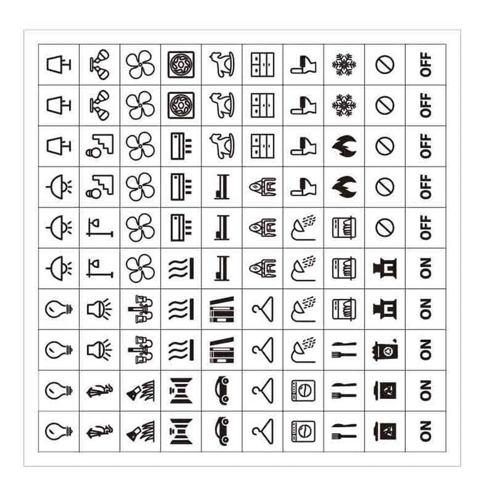 LIbgiubhy 100 Pack Light Switch Labels
