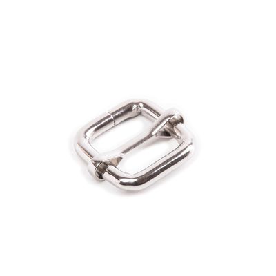 Generic Ladder Buckle | Adjuster | Steel Strap Slider, Nickel-Plated, Variable Bridge (2, 20mm)
