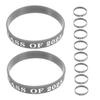 STOBAZA 10 Silicone Bracelets Graduation Class 2025 view 1