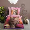 Good Morning Kadi Children's Reversible Renforcé Bedding Set, Pink, 135 x 200 cm + 80 x 80 cm view 2