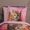 Good Morning Kadi Children's Reversible Renforcé Bedding Set, Pink, 135 x 200 cm + 80 x 80 cm view 3