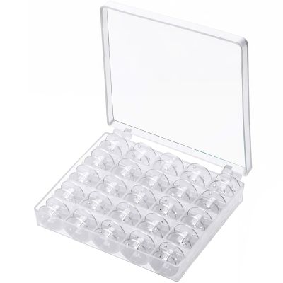 Sewing Machine Bobbins - Class 15, 25-Piece Organizer