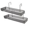 LIFKICH Black Iron Hanging Shelf for Office and Balcony view 1