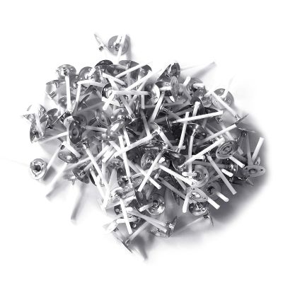 200 Cotton Candle Wicks with Metal Tabs