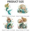 arricraft 4 Sheet Mermaid Iron-On Stickers view 2