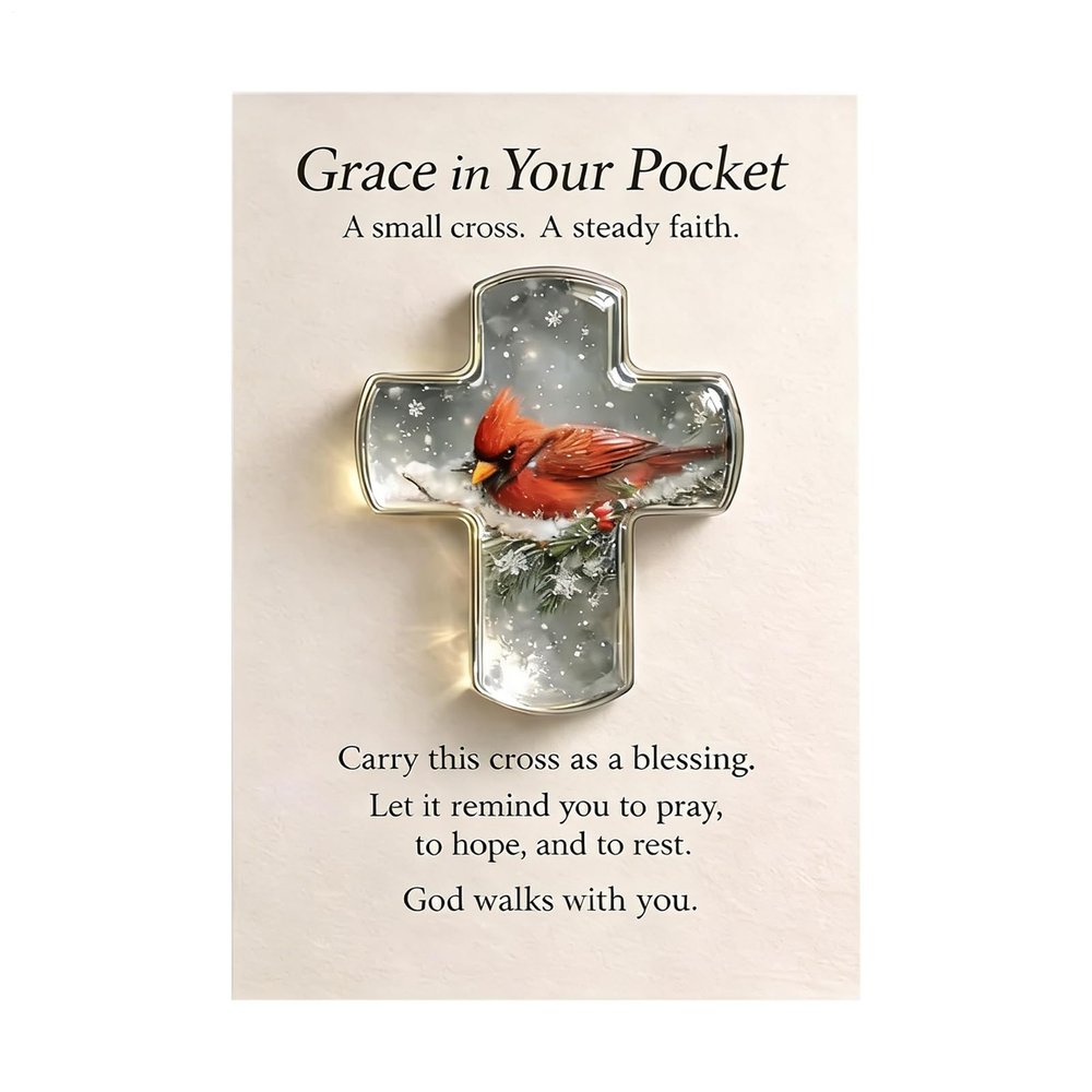 Miniature Pocket Cross 8 x 6 cm