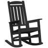 RMIHSJG 2-Piece Black Rocking Chair Set, 92 x 70 x 108 cm view 4