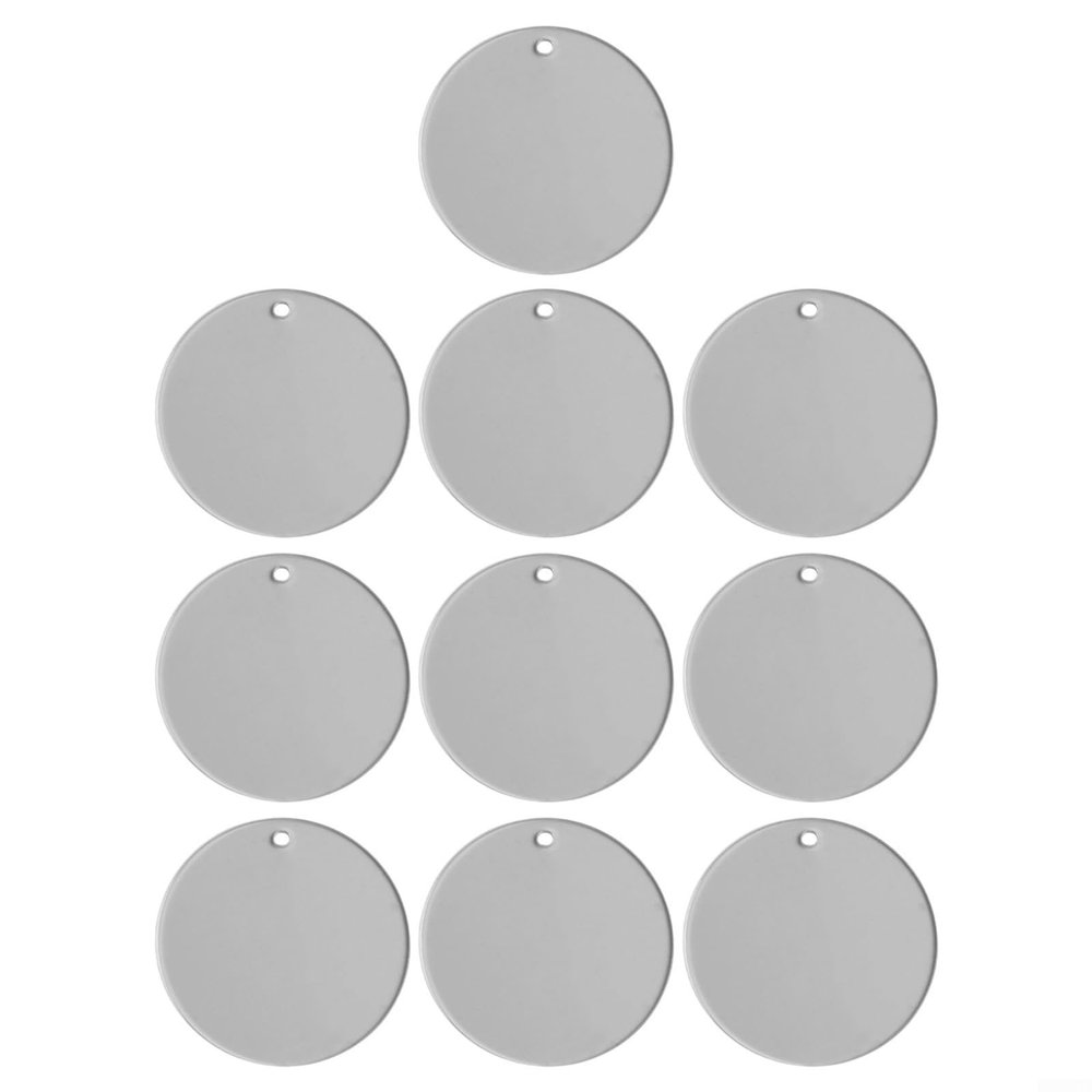 Hosrivae Acrylic Disc Set with 10 Round Blanks