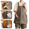BDKMMS Sleeveless Waterproof Smock Apron with 3 Pockets view 2