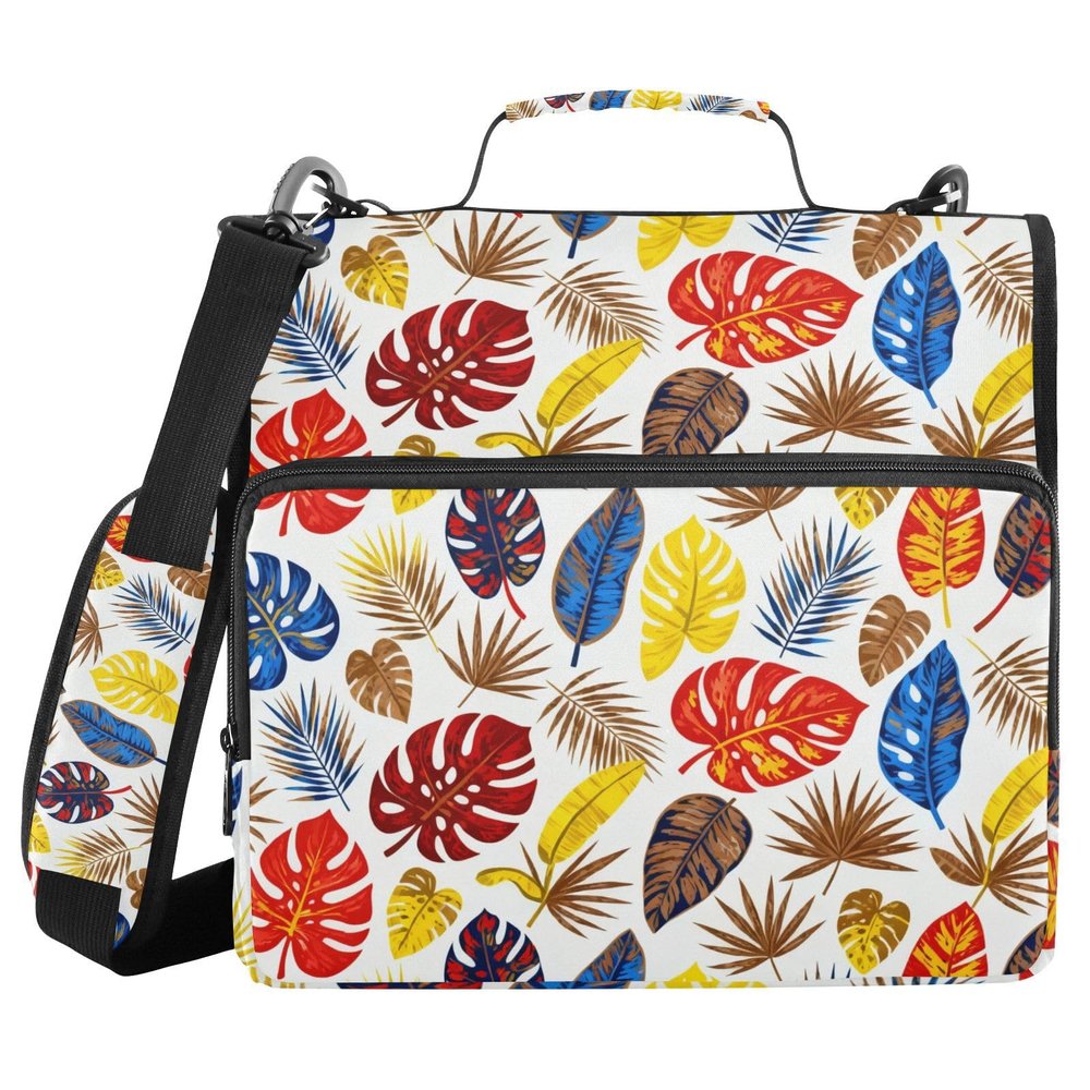 3-Ring Binder Bag, 1.5 in, with Zipper, Shoulder Strap and Handle