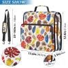3-Ring Binder Bag, 1.5 in, with Zipper, Shoulder Strap and Handle view 3