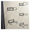 Wall-Mounted Pillow Storage Stand, U-Shaped Black Holder for 20 Pillows view 2