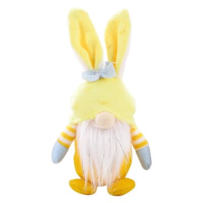 Generic Easter Gnome, Easter Decoration Figure, Pink Easter Bunny Gnome