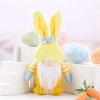 Generic Easter Gnome, Easter Decoration Figure, Pink Easter Bunny Gnome view 2