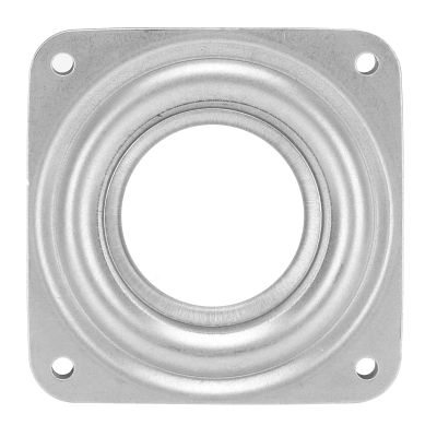 Square Swivel Plate 72 mm, 360° Rotating Turntable Bearing for Furniture