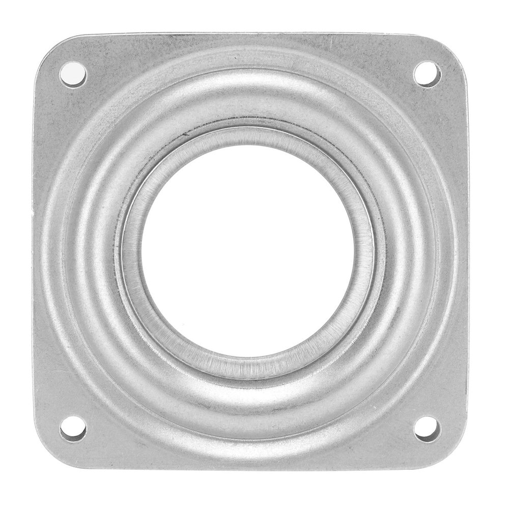 Square Swivel Plate 72 mm, 360° Rotating Turntable Bearing for Furniture