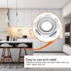 Square Swivel Plate 72 mm, 360° Rotating Turntable Bearing for Furniture view 3