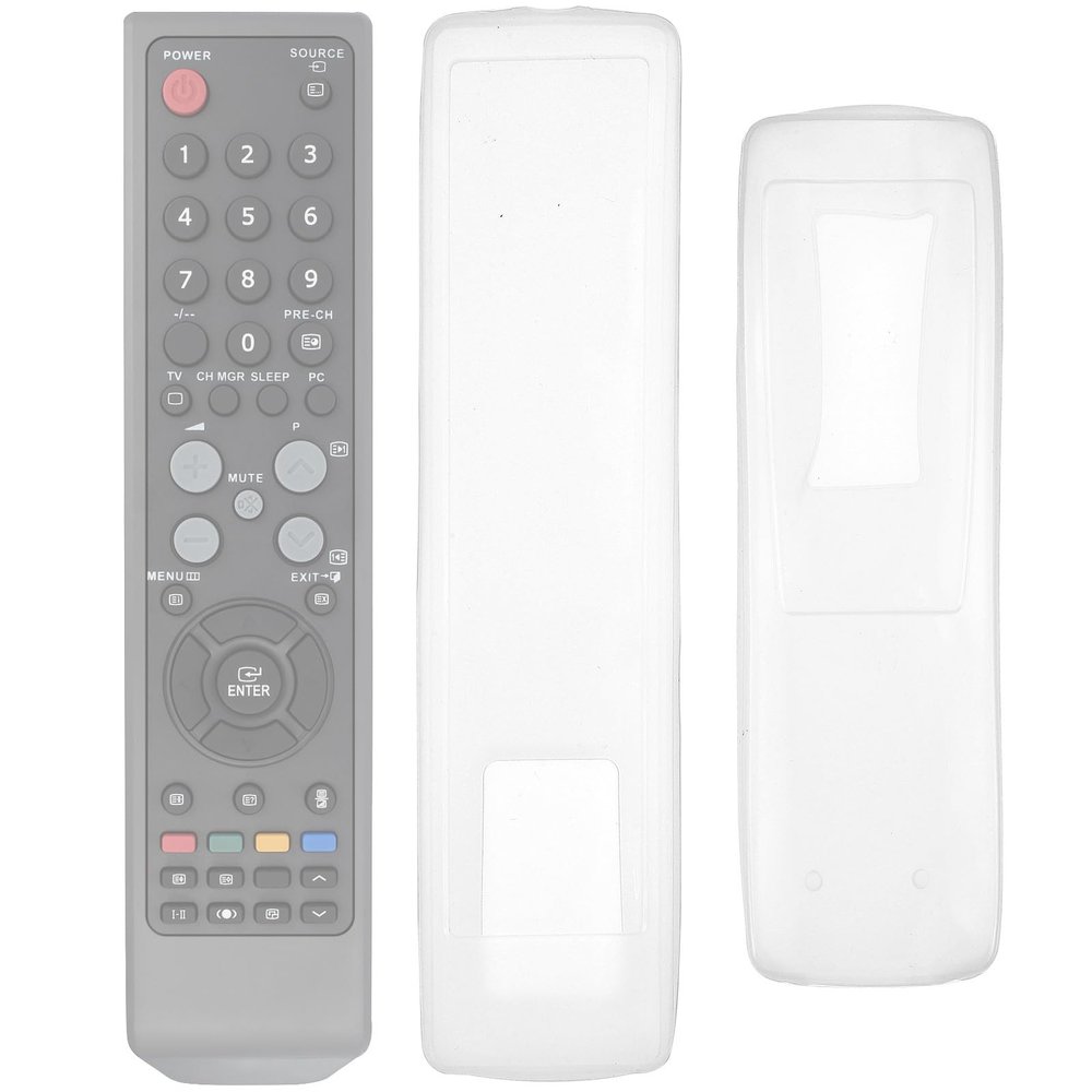 SUPVOX Transparent Silicone Remote Control Covers, 3-Pack