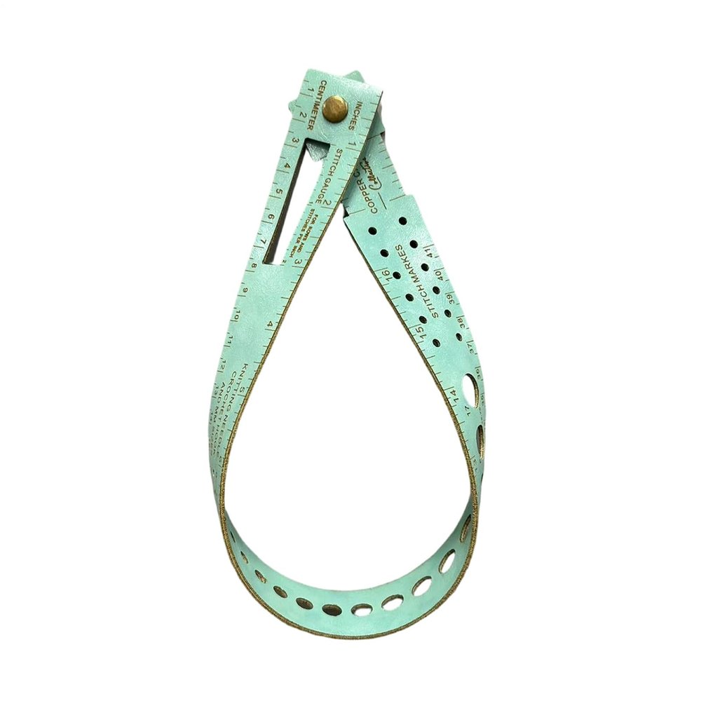 Metric Ruler with Leather Case